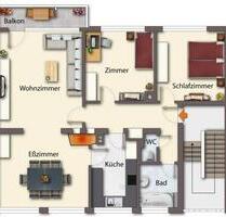 Schöne kernsanierte großzügige 4 Zimmer Wohnung in zentraler Wohn - Böblingen Dagersheim