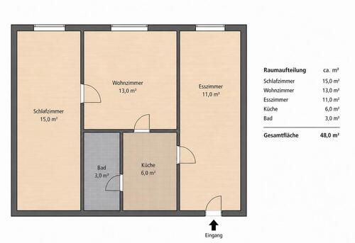 Foto - 3 Zimmer Dachgeschoßwohnung zur Miete in Bad Marienberg (Westerwald)
