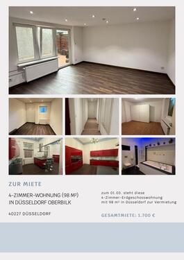 Foto - 4-Zimmer-Wohnung in Düsseldorf Oberbilk