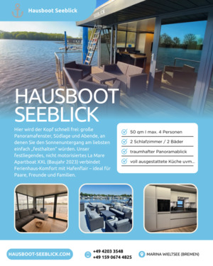Foto - Exkl. Hausboot mit Top Ausstattung in WeyheBremen zu mieten