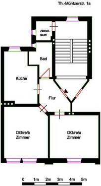 Foto - Etagenwohnung in Nordhausen zur Miete