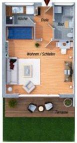 Foto - 1-Zimmerappartment zu verkaufen