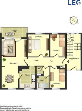 Foto - 4.5 Zimmer Etagenwohnung zur Miete in Kamen