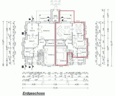 Foto - 3 Zimmer Erdgeschoßwohnung zur Miete in Rhauderfehn