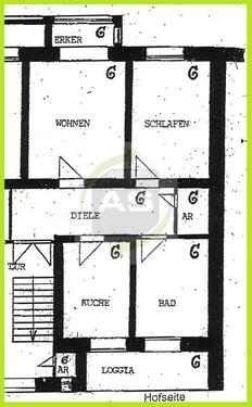 Foto - Etagenwohnung zur Miete in Zwickau