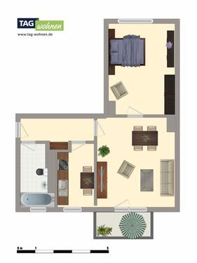 Foto - 2 Zimmer Etagenwohnung in Merseburg