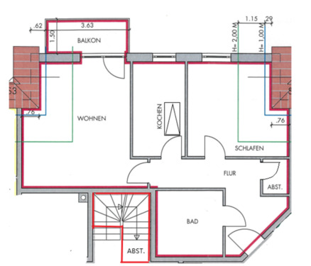 Foto - 2 Zimmer Etagenwohnung zur Miete in Stade