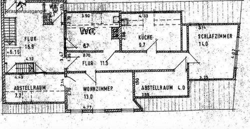 Foto - 4 Zimmer Dachgeschoßwohnung zur Miete in Wolfenbüttel