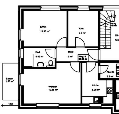 Foto - Etagenwohnung zur Miete in Bremen