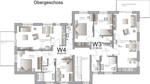 Foto - 3 Zimmer Etagenwohnung in Hessisch Lichtenau