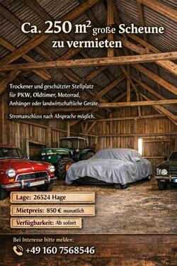 Foto - Scheune Lagerplatz zu vermieten