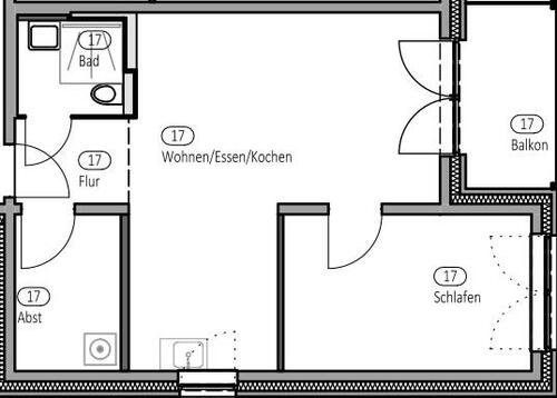 Foto - 2 Zimmer Etagenwohnung in Rinteln