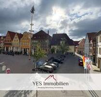Geräumige 2-Zimmer Mietwohnung mit Blick auf den Marktplatz - Weißenburg in Bayern