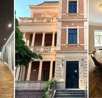 Repräsentative Büro-Praxisfläche in einer sanierten Villa, 7 Räume, EBK + gr. Balkon - Grimma