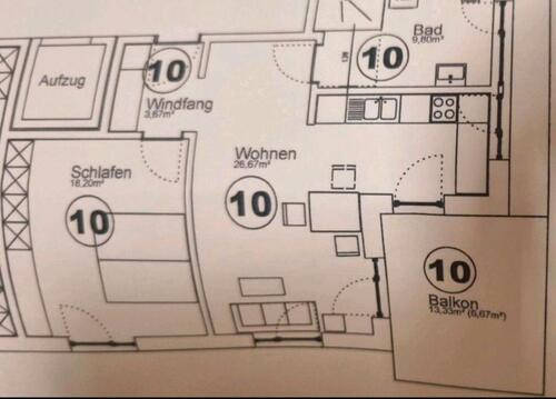 Foto - 2 Zimmer Etagenwohnung in Beratzhausen