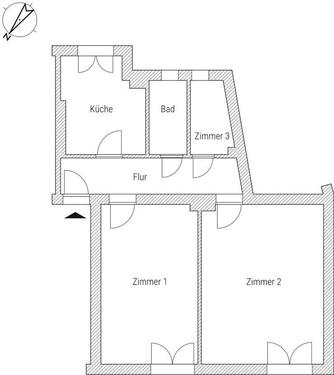 Foto - 3 Zimmer Etagenwohnung in Berlin