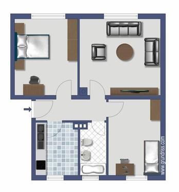 Foto - 2.5 Zimmer Etagenwohnung zur Miete in Heidenheim an der Brenz