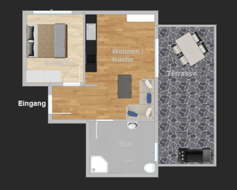 Foto - Etagenwohnung in Paderborn zur Miete