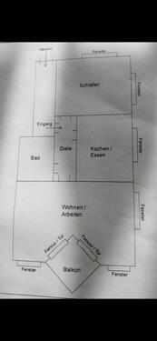 Foto - 2-Zimmer Wohnung - 950,00&nbsp;EUR Kaltmiete, ca.&nbsp; 85,00&nbsp;m&sup2;