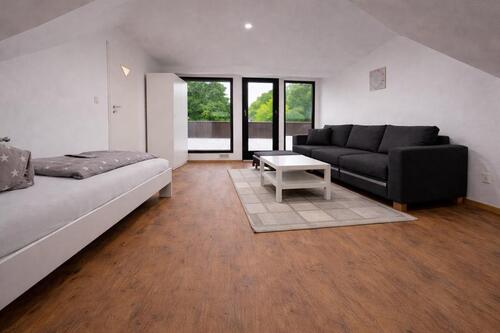 Foto - 1 Zimmer Apartment, Monteur Wohnung mit Dachterasse und Garten