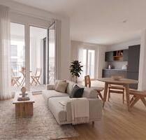 Penthouse-Feeling über den Dächern Berlins: 3-Zimmer-Neubauwohnung mit EBK und TERRASSE am Hackeschen Markt