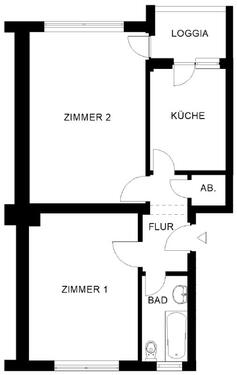 Foto - 2 Zimmer Etagenwohnung zur Miete in Mettmann