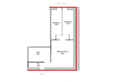 Foto - Perfekt für Studenten - 2 Zimmer - Kellerwohnung ab den 1.10