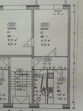 Foto - 2 Zimmer Etagenwohnung zur Miete in Neubrandenburg