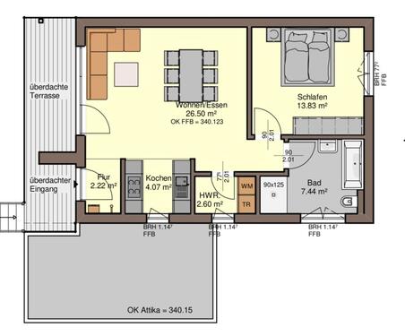 Foto - 2 Zimmer Etagenwohnung zur Miete in Netphen
