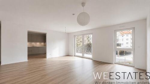 Foto - Einzugsbereit & stilvoll: 3-Zimmerwohnung mit Balkon, EBK, Stellplatz & Energieklasse A+