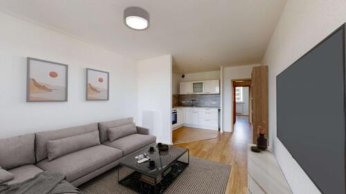 Foto - Sag „ja“ zu dieser schicken 2-Raum-Wohnung mit Einbauküche, Balkon u. Blick ins Grüne ab 16.12.2025