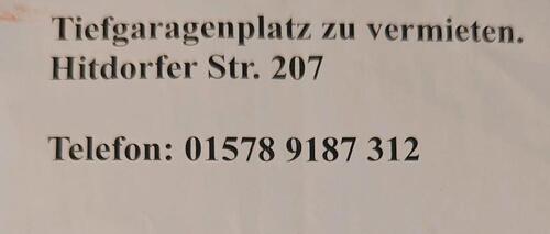 Foto - Vermietung Parkplatz - Leverkusen Hitdorf - 51371