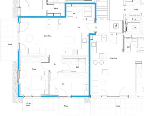 Foto - 3 Zimmer Etagenwohnung zur Miete in Neuried