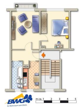 Foto - Etagenwohnung in Borna zur Miete