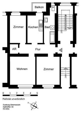 Foto - 3 Zimmer Erdgeschoßwohnung zur Miete in Duisburg