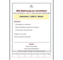 Wohnung zu vermieten - 1.600,00 EUR Kaltmiete, in Koblenz (PLZ: 56075) Karthause