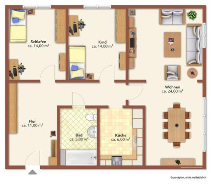 Foto - 3 Zimmer Etagenwohnung zur Miete in Weißwasser (Oberlausitz)