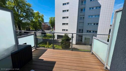 Foto - 1 Zimmer Wohnung inklusive Küche und Möbel, Internet, Terrasse.