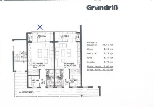 Foto - Helle 45qm Wohnung mit Balkon in ruhiger Lage in Schwerte