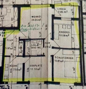 Foto - Frisch renovierte 4-Zimmer-Wohnung mit Loggia und Blick ins Grüne