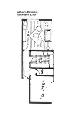Foto - Helle 2-Zimmer-Dachgeschosswohnung in Grebenstein
