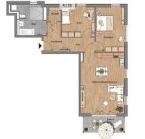 3-Zimmer-Wohnung mit Balkon in Braunschweig-Rautheim