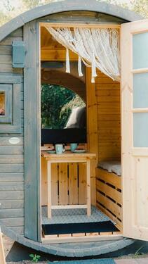 Foto - Schlaffass und Tinyhouse am See, bis 8 Personen, Spa, angeln