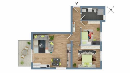 Foto - Etagenwohnung zum Kaufen in Plattling