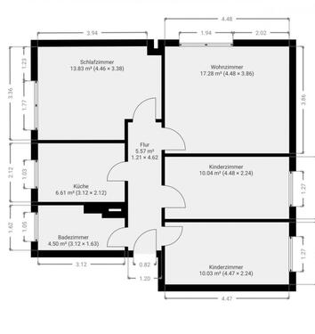 Foto - 4 Zimmer Etagenwohnung in Röderland