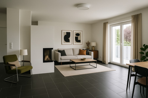 Foto - Süd-Balkon, Kamin & 150 m² Wohnluxus – hier stimmt jedes Detail