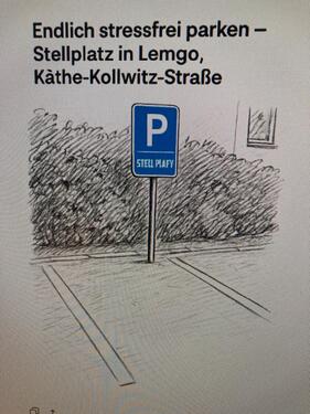 Foto - Stressfrei parken Stellplatz in Lemgo, Käthe-Kollwitz-Str.