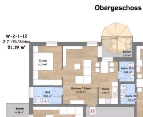 Foto - 2 Zimmer Etagenwohnung zur Miete in Bad Nenndorf