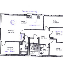 Wohnung - 4 Zimmer - Poststraße mit Balkon - Eberswalde Brandenburgisches Viertel