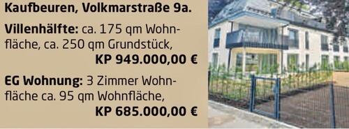 Foto - 3 Zimmer Erdgeschoßwohnung zum Kaufen in Dirlewang